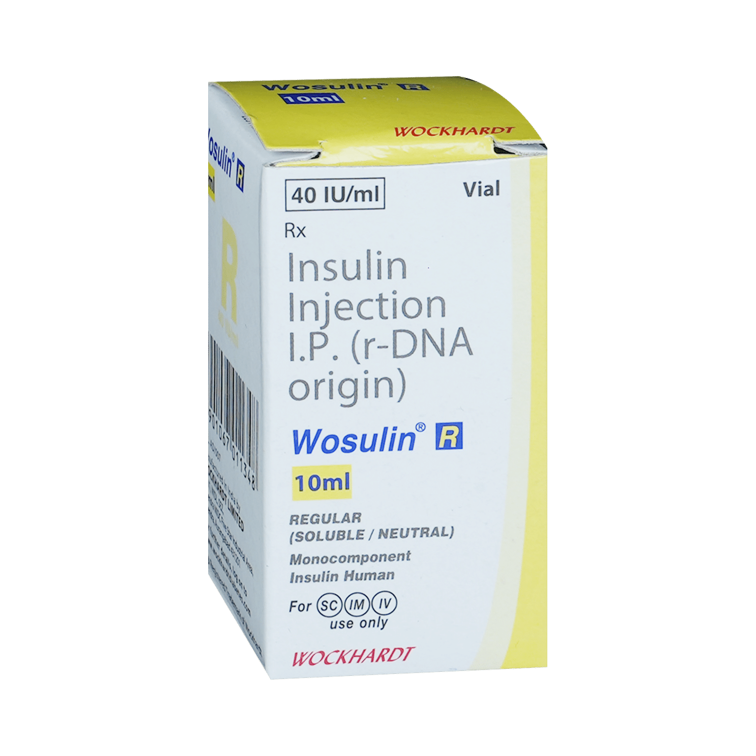 Wosulin-R 40IU/ml Injection - Image 2