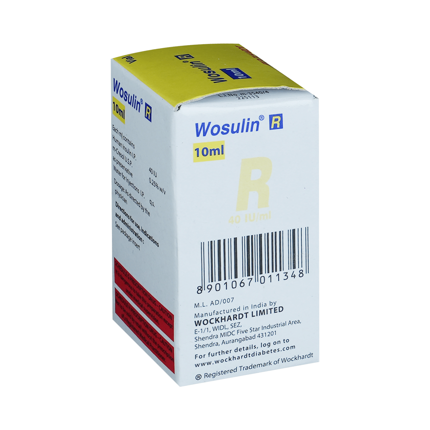 Wosulin-R 40IU/ml Injection - Image 5