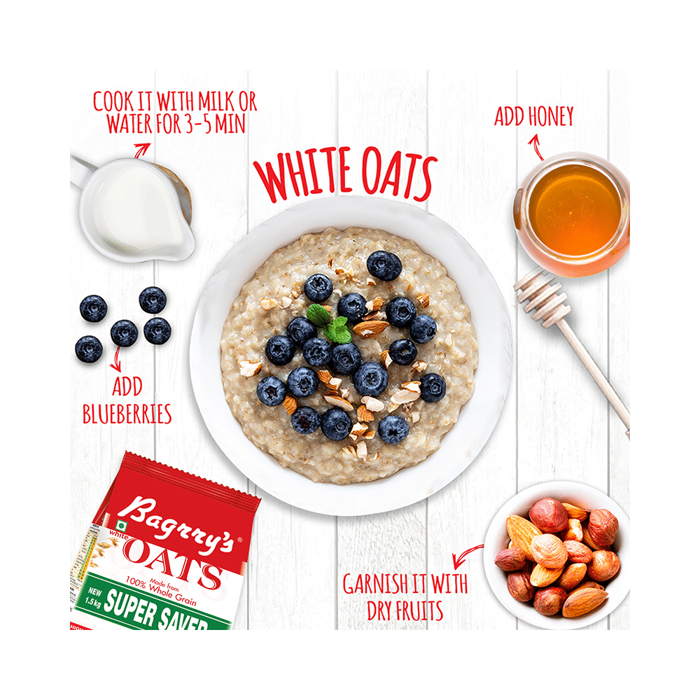 Bagrry's White Oats for Weight Management & Cholesterol Reduction - Image 7