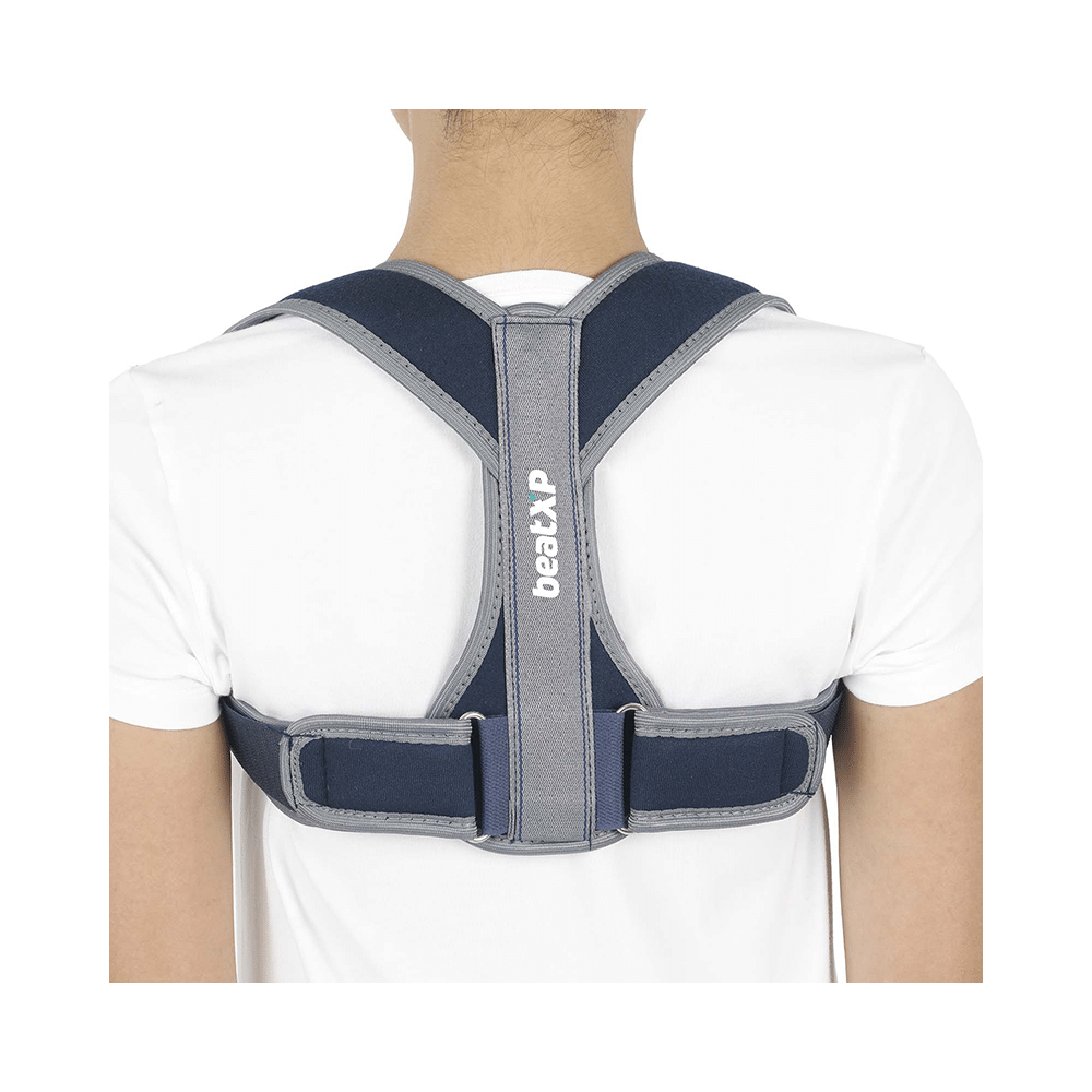 beatXP Posture Corrector for Clavicle Support Large Blue - Image 1