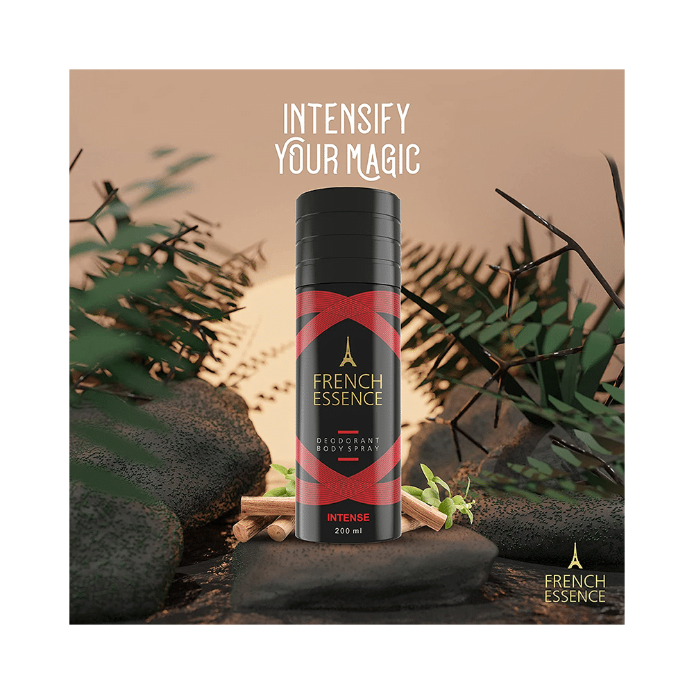 French Essence Intense Deodorant Body Spray (200ml Each) - Image 2