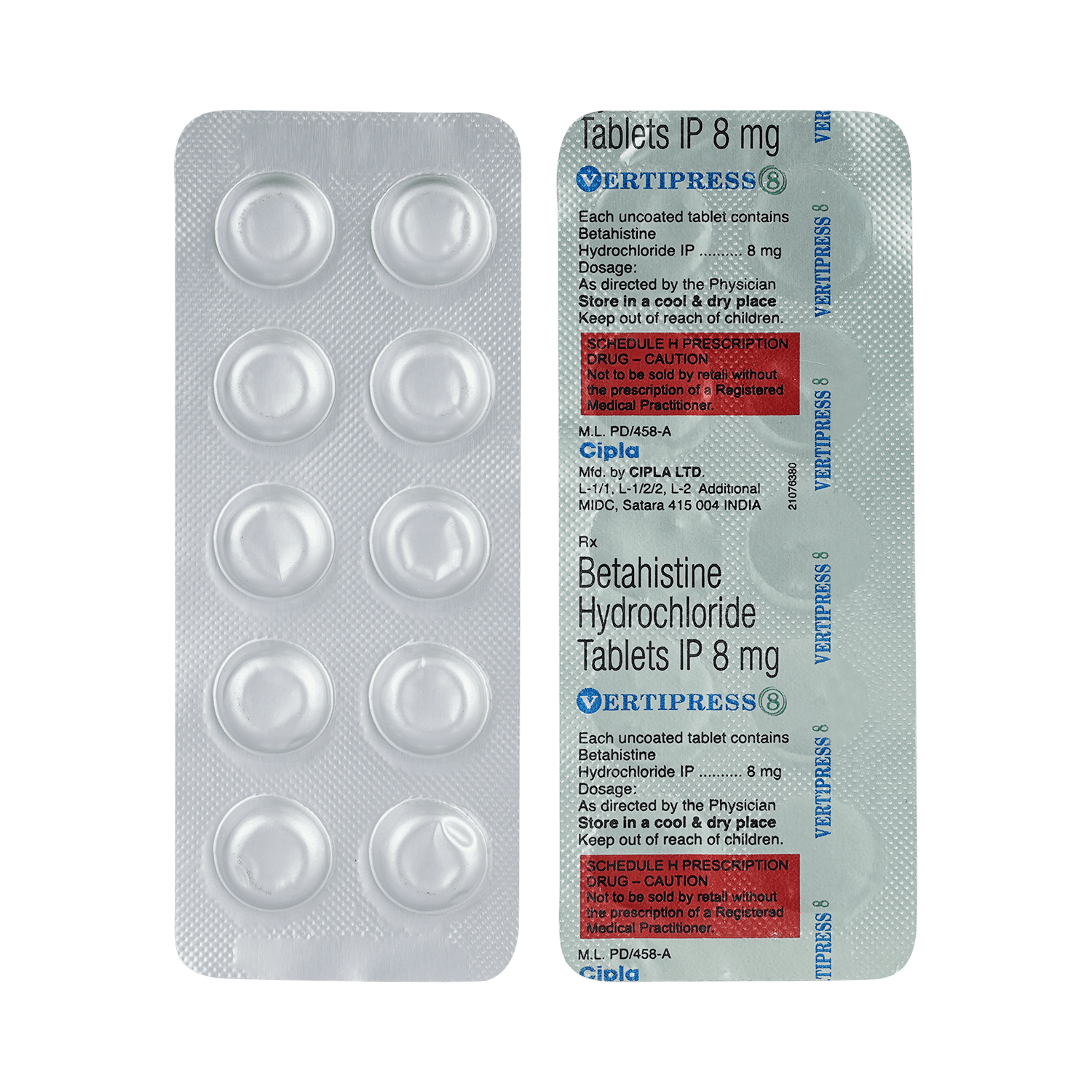Vertipress 8 Tablet - Image 1