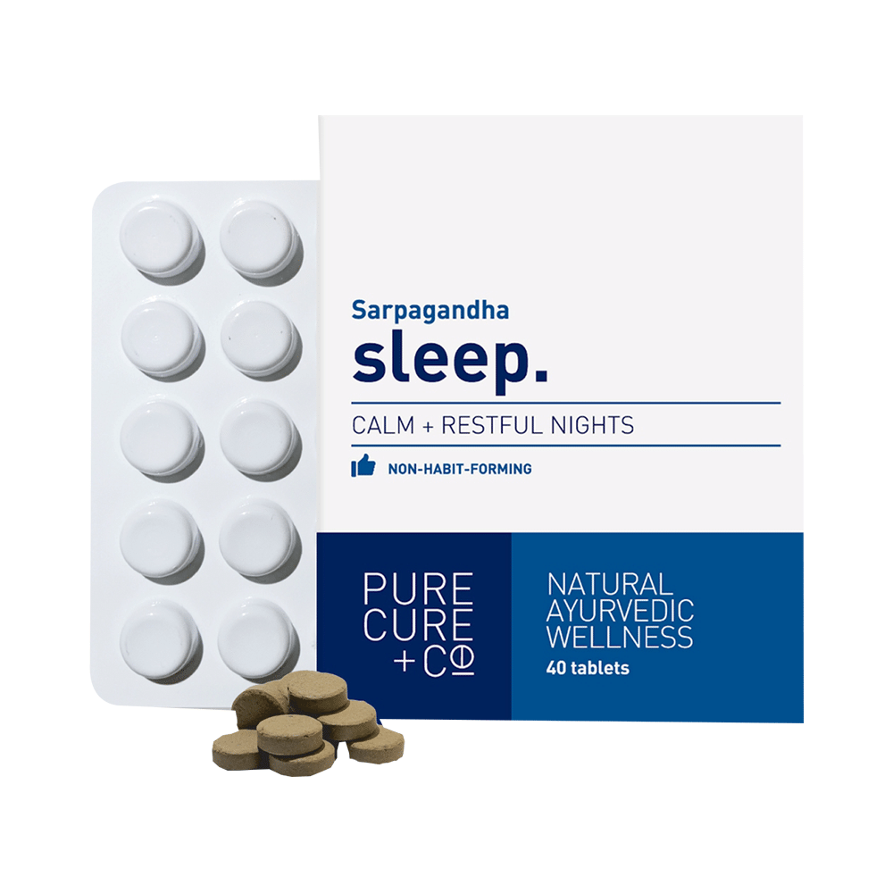 Pure Cure Sarpagandha Sleep Tablet