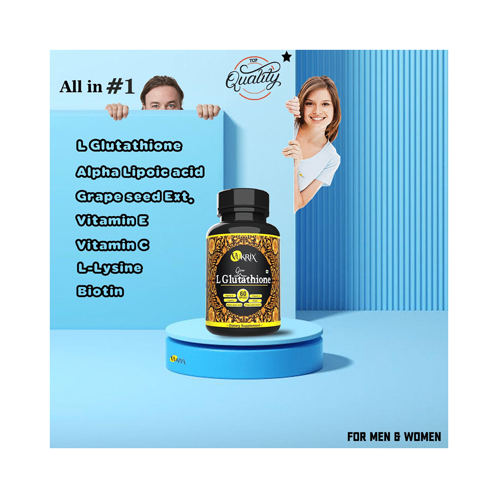 Vukrix Glow L Glutathione Capsule (60 Each) - Image 8