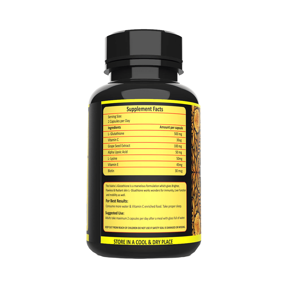 Vukrix Glow L Glutathione Capsule (60 Each) - Image 4