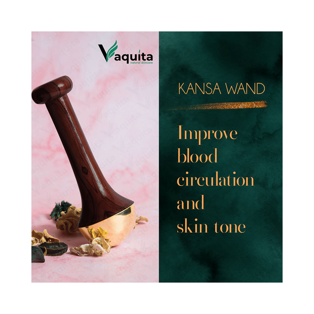 Vaquita Kansa Wand Bronze Capped Face Foot body Massager - Image 4