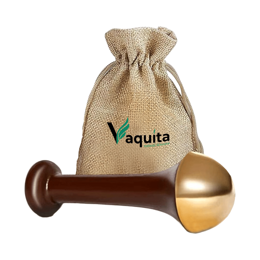 Vaquita Kansa Wand Bronze Capped Face Foot body Massager