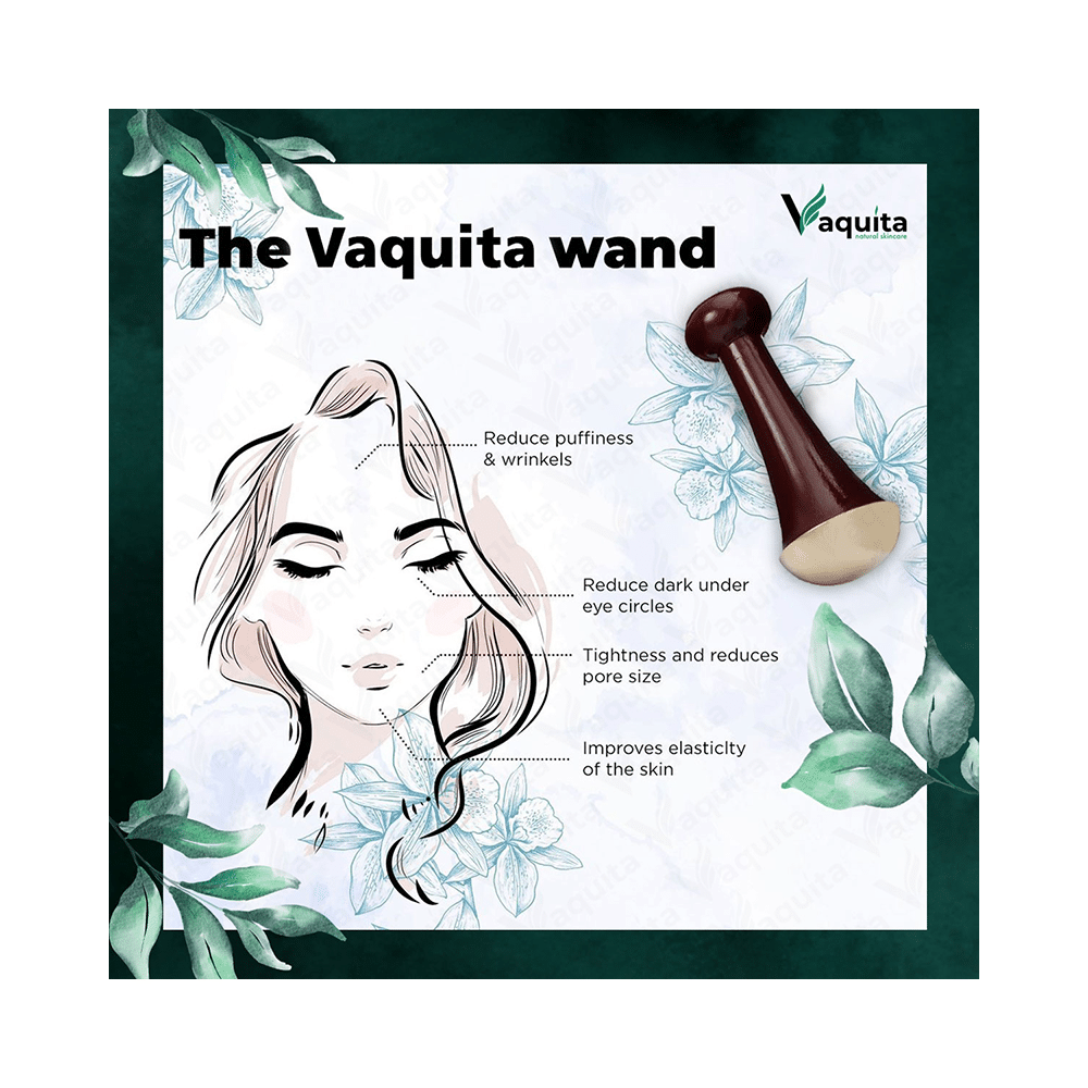 Vaquita Kansa Wand Bronze Capped Face Foot body Massager - Image 3