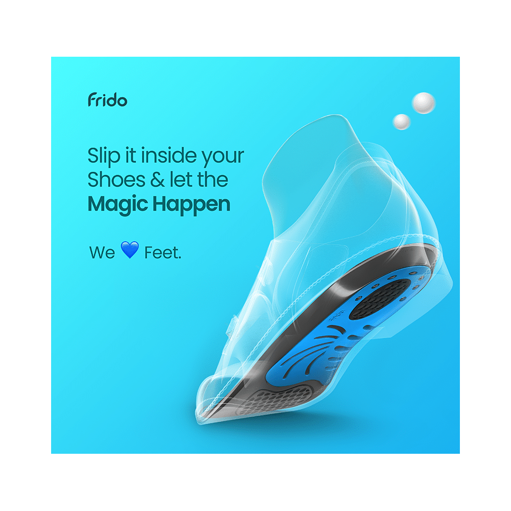 Frido Dual Gel Insoles UK 9-13 - Image 2