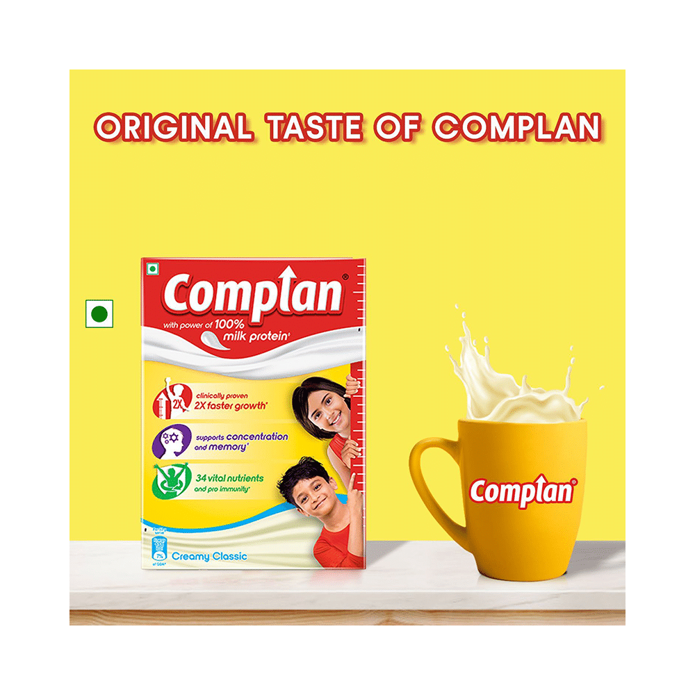 Complan Nutrition Drink Powder for Children | Nutrition Drink for Kids with Protein & 34 Vital Nutrients | Creamy Classic - Image 6