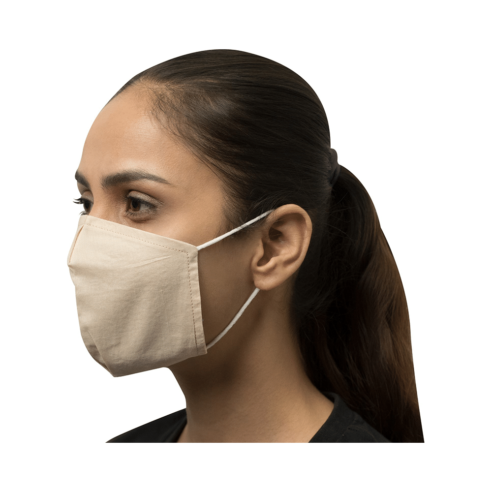 OrchidPlus Beige Universal Active Face Mask - Image 2