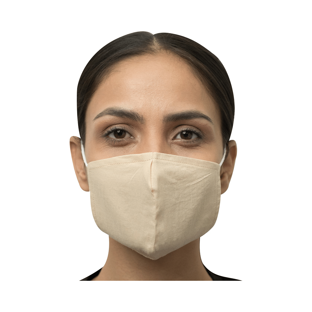 OrchidPlus Beige Universal Active Face Mask - Image 1