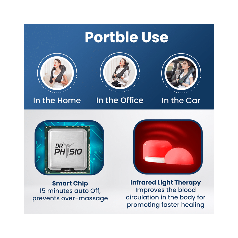 Dr Physio (USA) Electric Heat Shiatsu Machine Body Massagers - Image 6