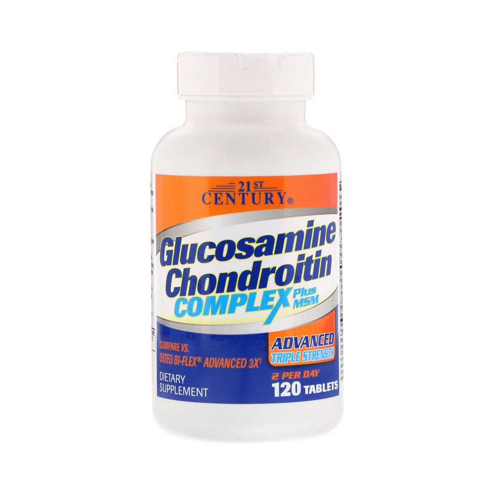 21st Century Glucosamine Chondroitin Complex Plus MSM Advanced Triple Strength Tablet - Image 1