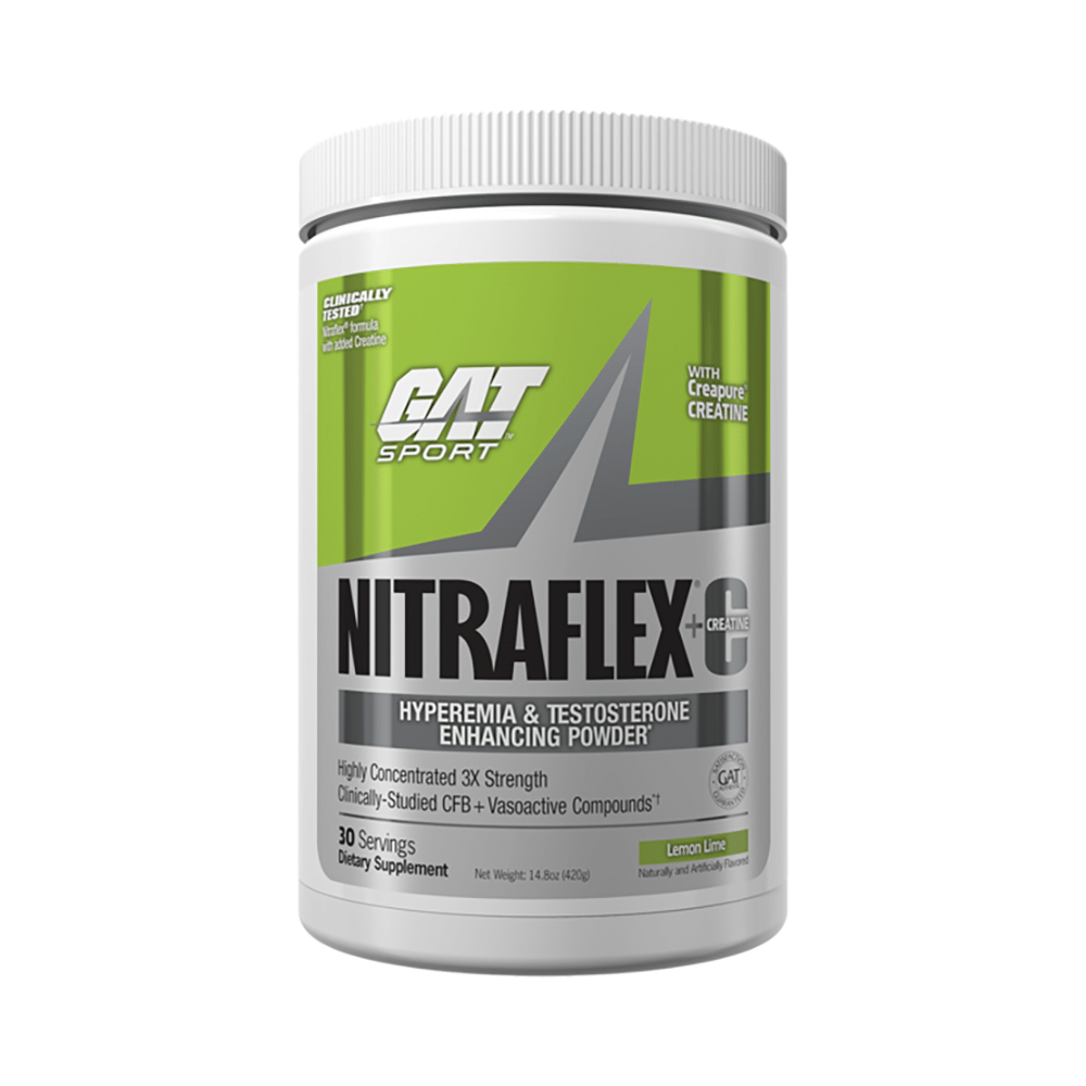 GAT Sport Nitraflex Plus C Powder Lemon and Lime - Image 1