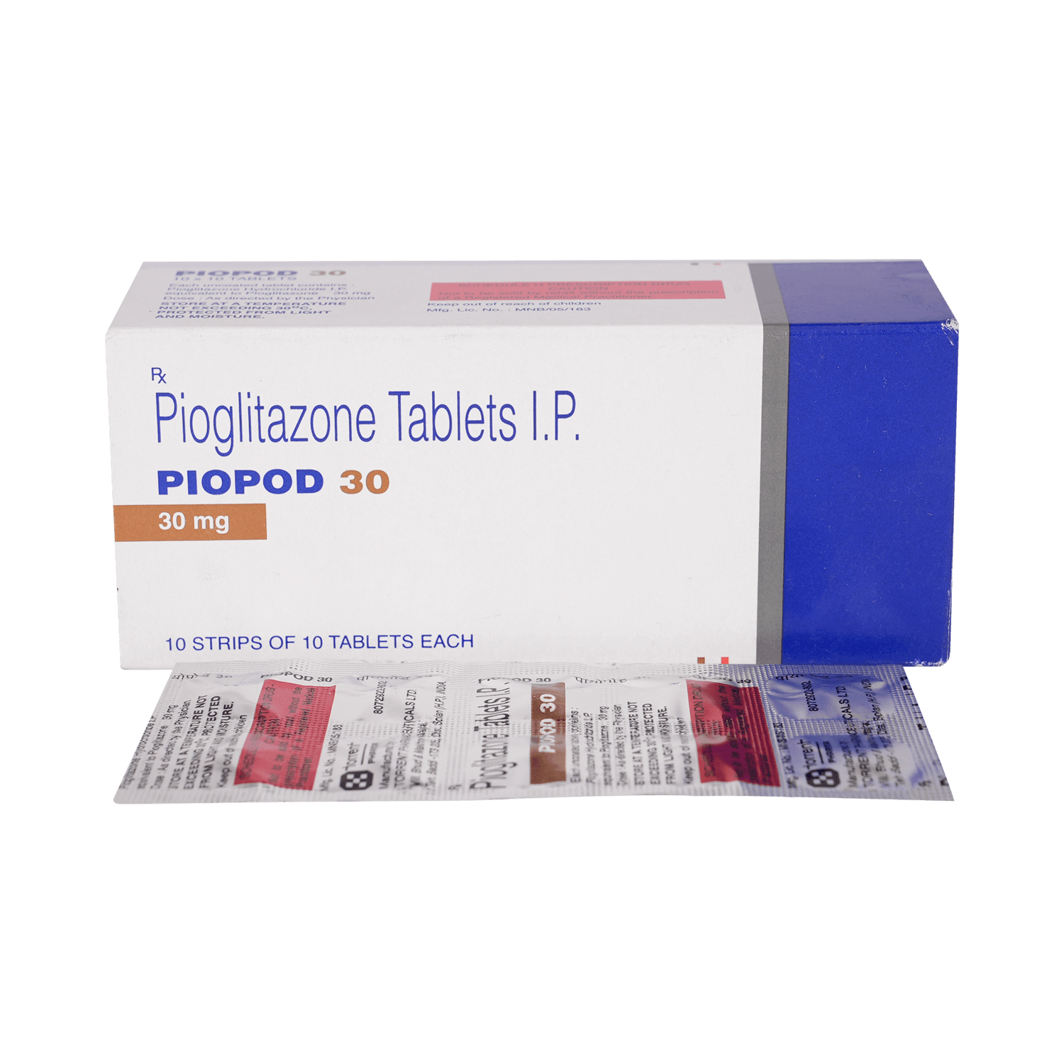 Piopod 30mg Tablet - Image 1