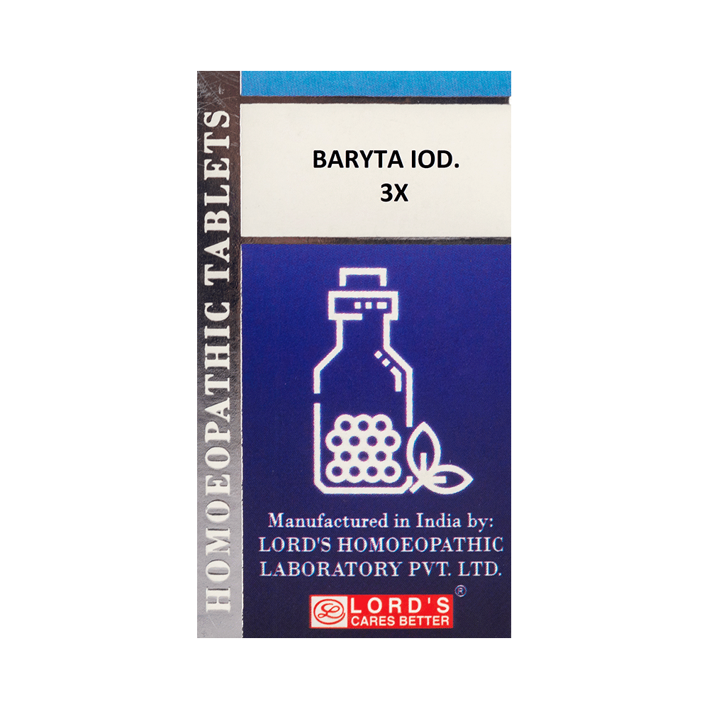 Lord's Baryta Iod Trituration Tablet 3X - Image 1