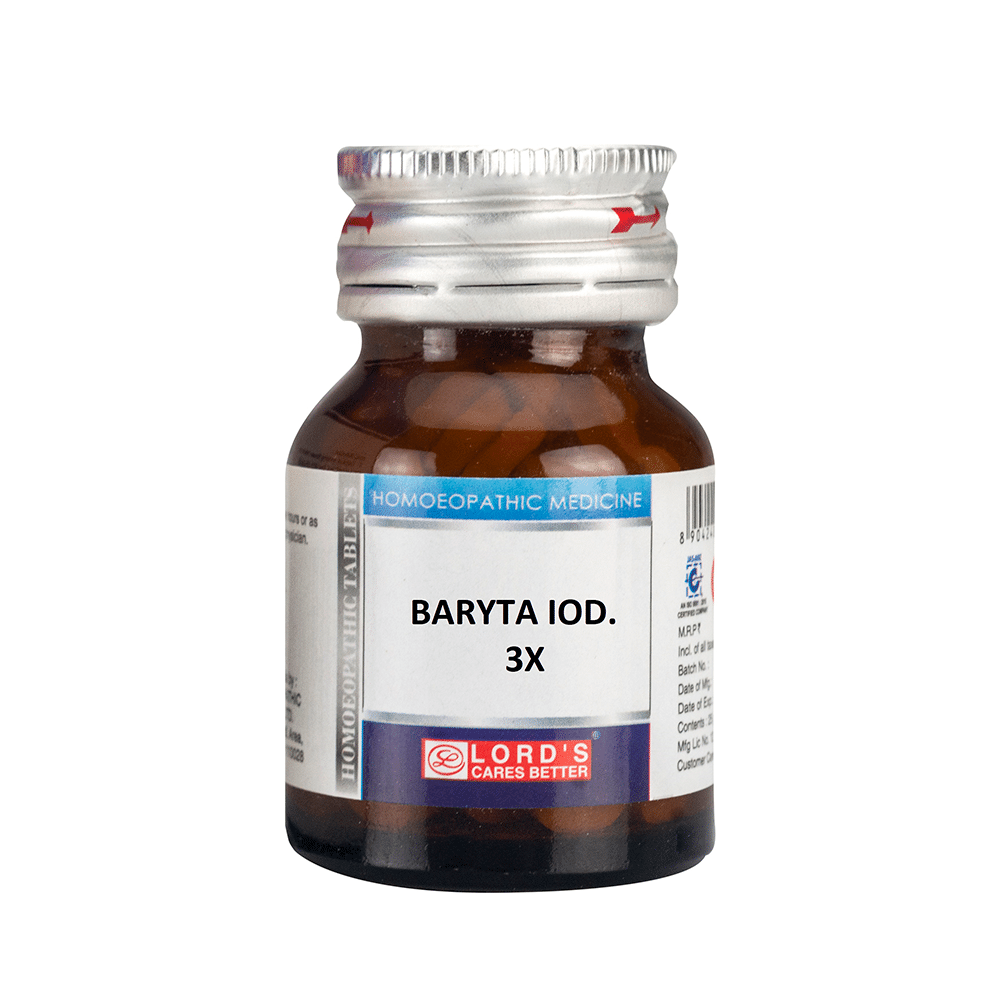 Lord's Baryta Iod Trituration Tablet 3X - Image 2