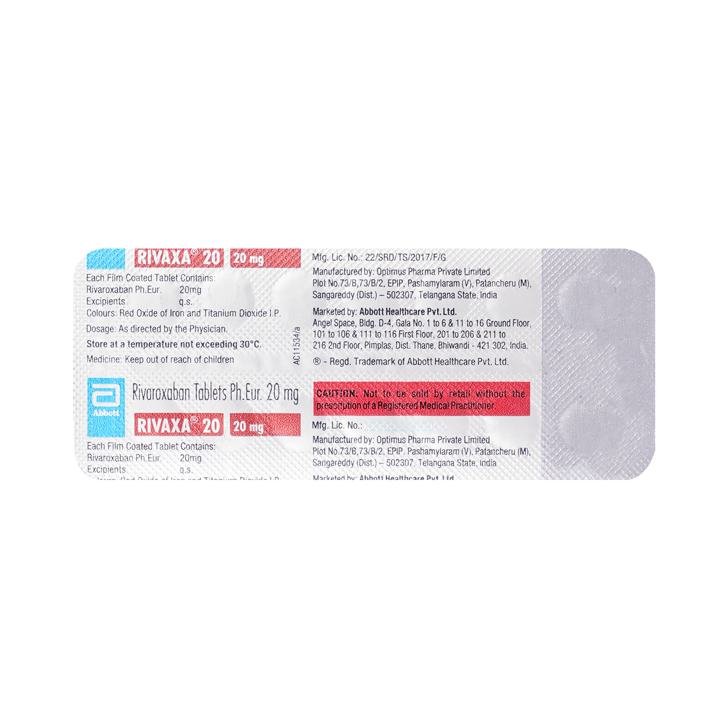 Rivaxa 20mg Tablet - Image 6