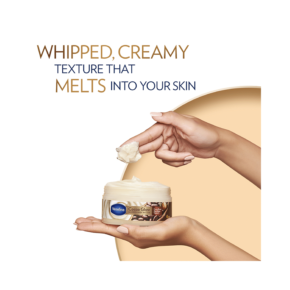 Vaseline Cocoa Glow Whipped Body Butter - Image 6