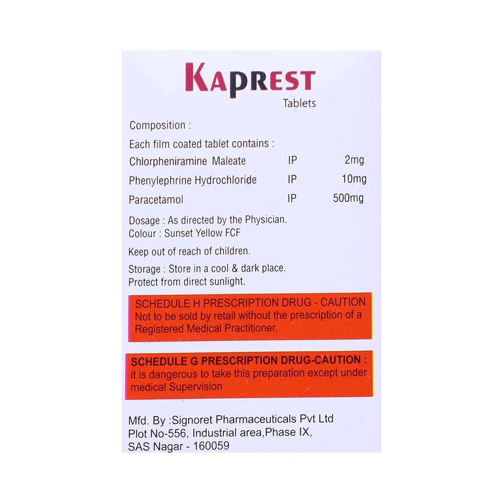 Kaprest Tablet - Image 2