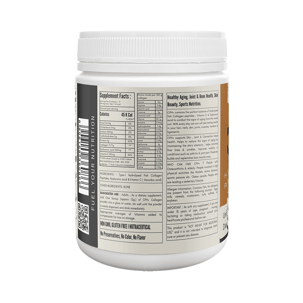 Sharrets Nutrition CPH+ Fish Collagen Powder Unflavored - Image 3