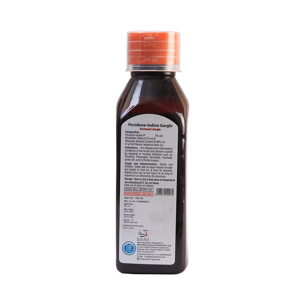Povinanz Gargle 100ml for Oral Care - Image 2