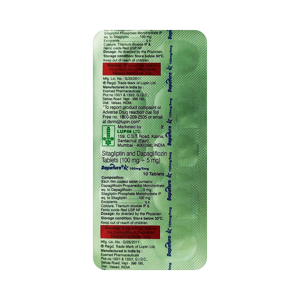 Dapaturn-S 5mg/100mg Tablet