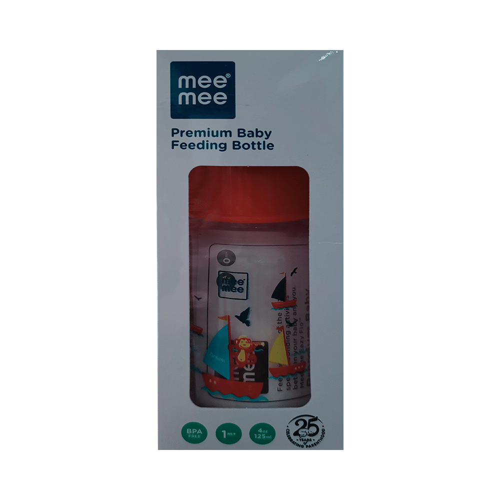 Mee Mee Premium Feeding Bottle Red - Image 1