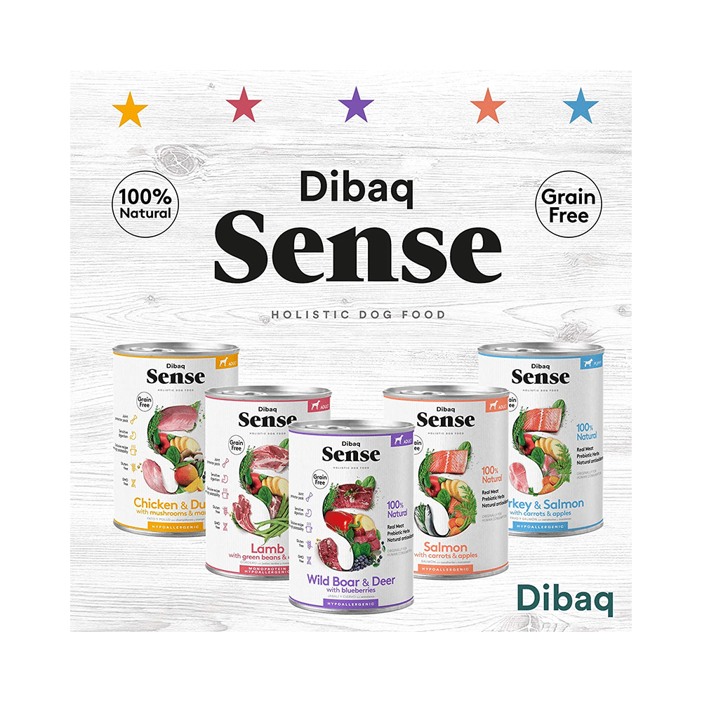 Dibaq Sense Grain Free Chicken & Duck with Mushrooms & Mango for Adult Dogs - Image 2