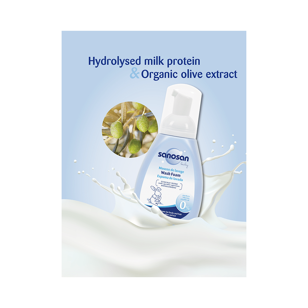 Sanosan Baby Wash Foam - Image 2