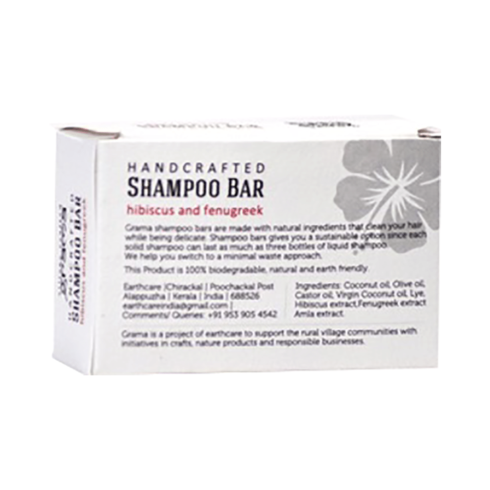 Grama Hibiscus and Fenugreek Handcrafted Shampoo Bar - Image 2