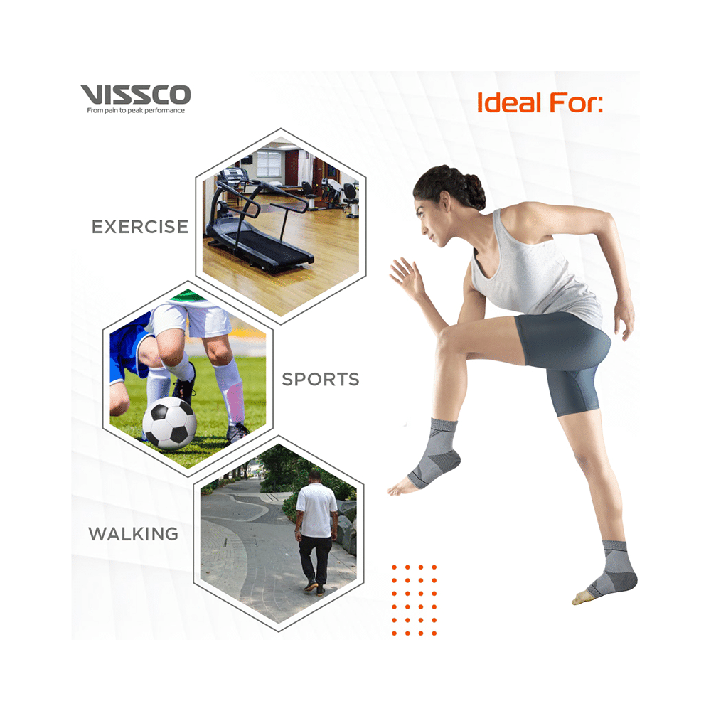 Vissco 2D Ankle Support, Stretchable Ankle Support for Injured Ankles, Arthritic Pain Small - Image 5