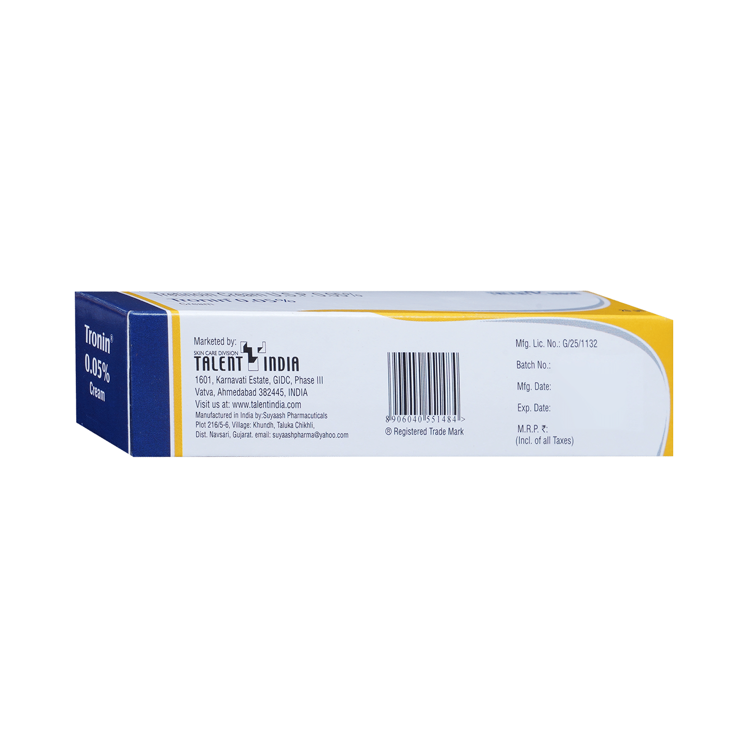 Tronin 0.05% Cream - Image 3