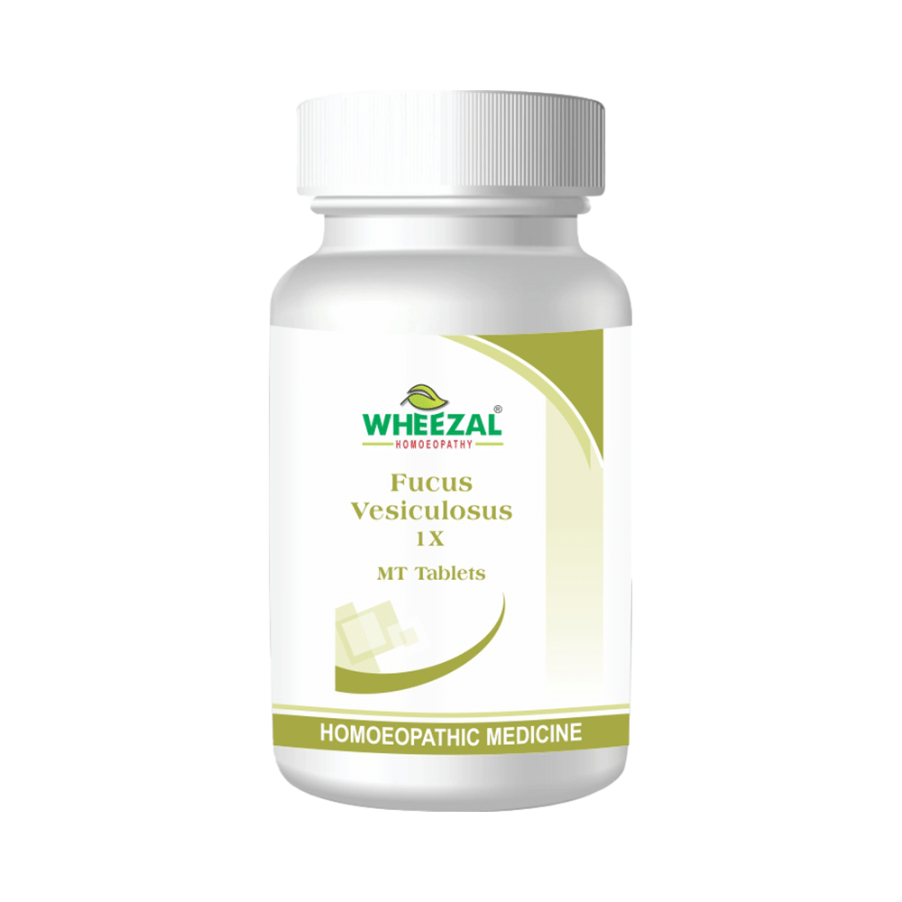 Wheezal Homeopathy Fucus Vesiculosus 1X MT Tablet - Image 2
