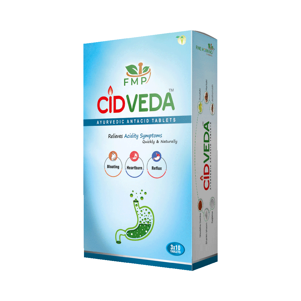 Fine Morning Pharma Cid-Veda Ayurvedic Antacid Tablet