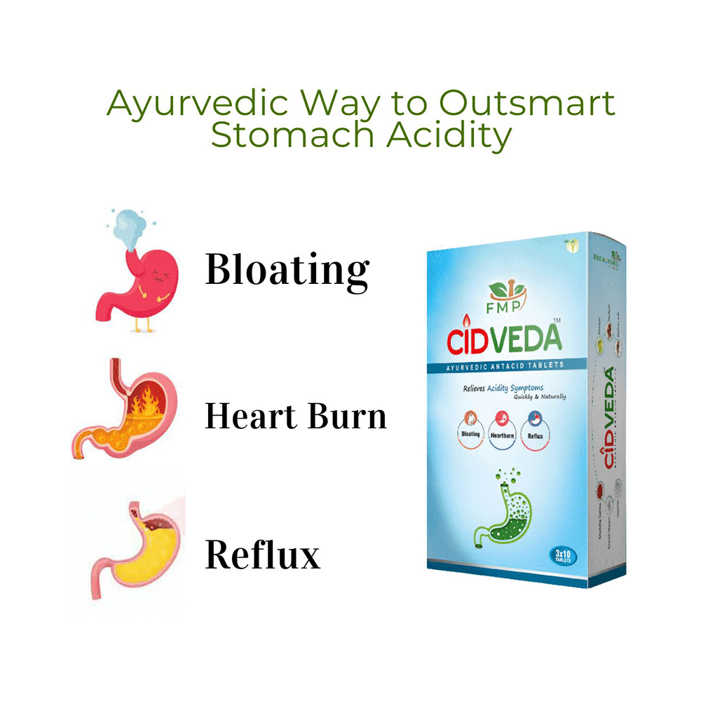Fine Morning Pharma Cid-Veda Ayurvedic Antacid Tablet - Image 3