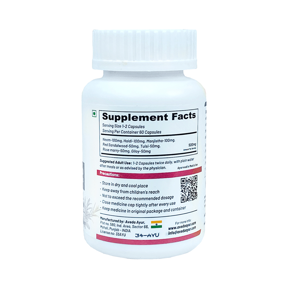 Life Aveda Premium Skin Vitals Veg Capsule - Image 2