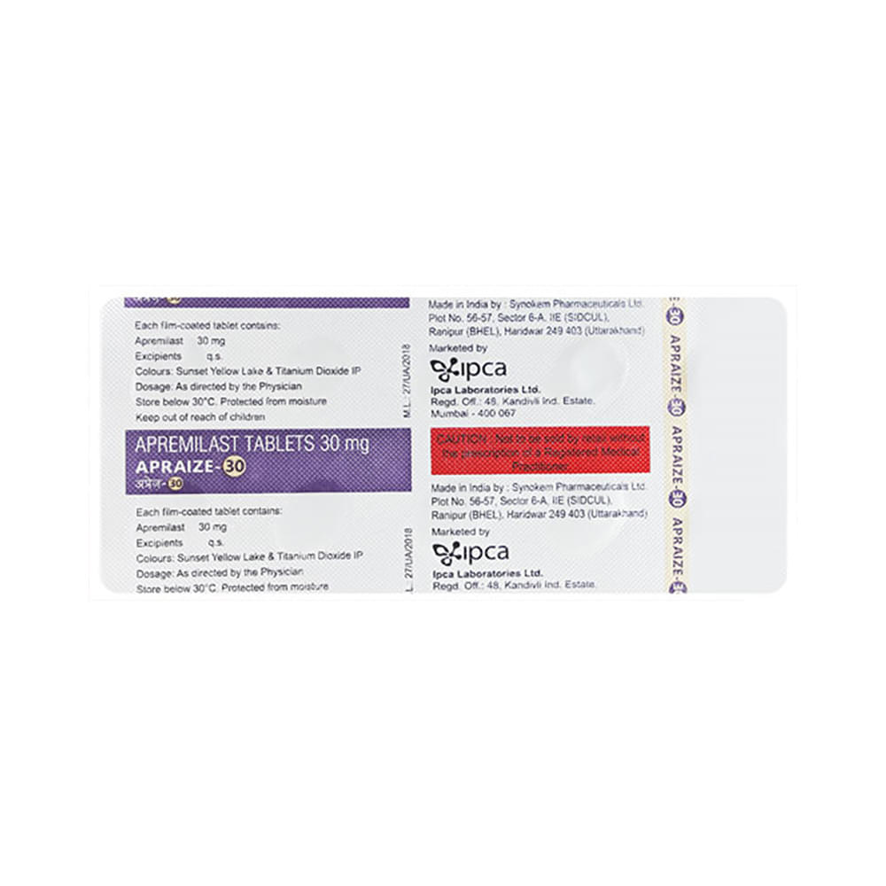 Apraize 30 Tablet - Image 3