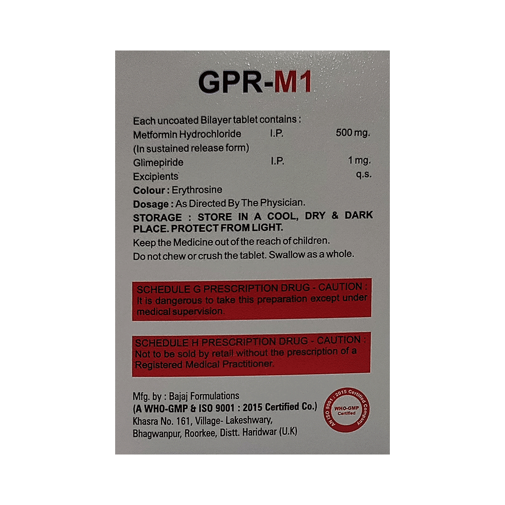 GPR-M 1 Tablet SR - Image 2