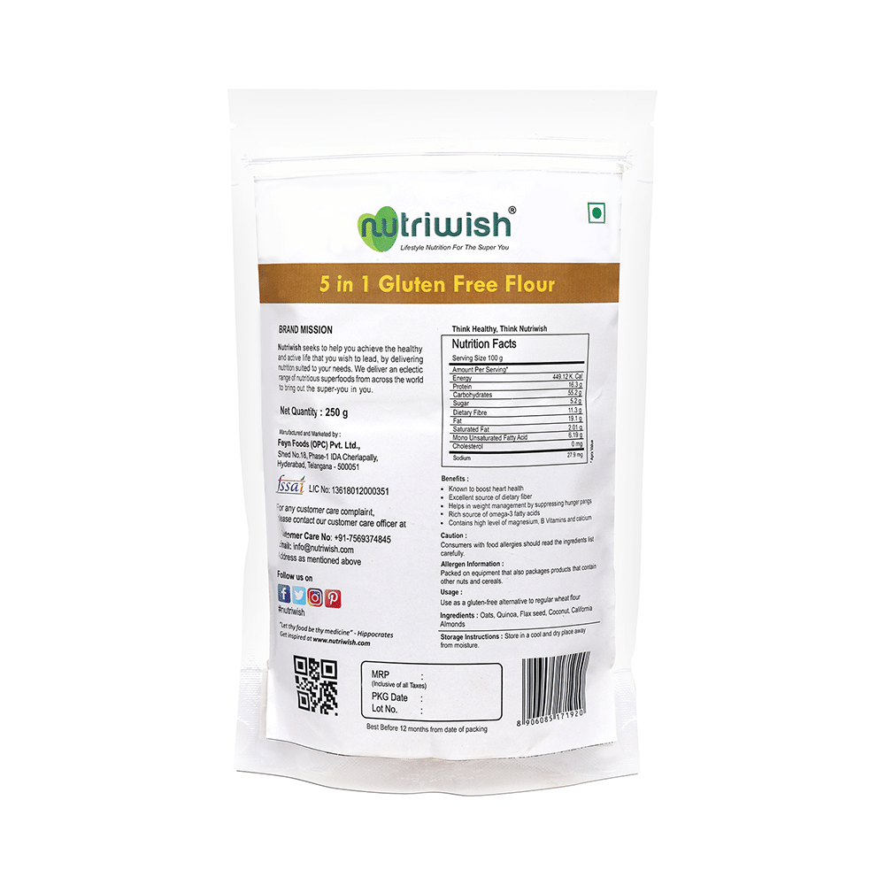 Nutriwish 5 in 1 Gluten Free Flour - Image 2