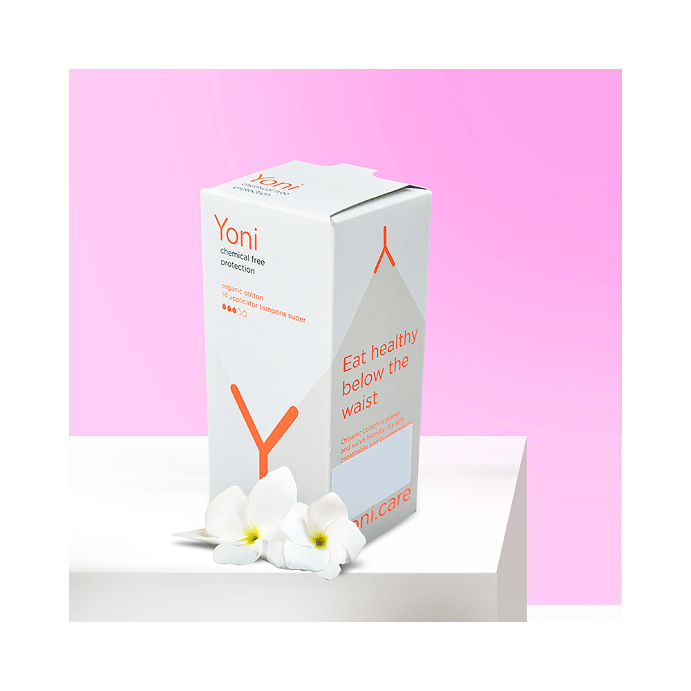 Yoni Organic Cotton Applicator Tampons Super - Image 2