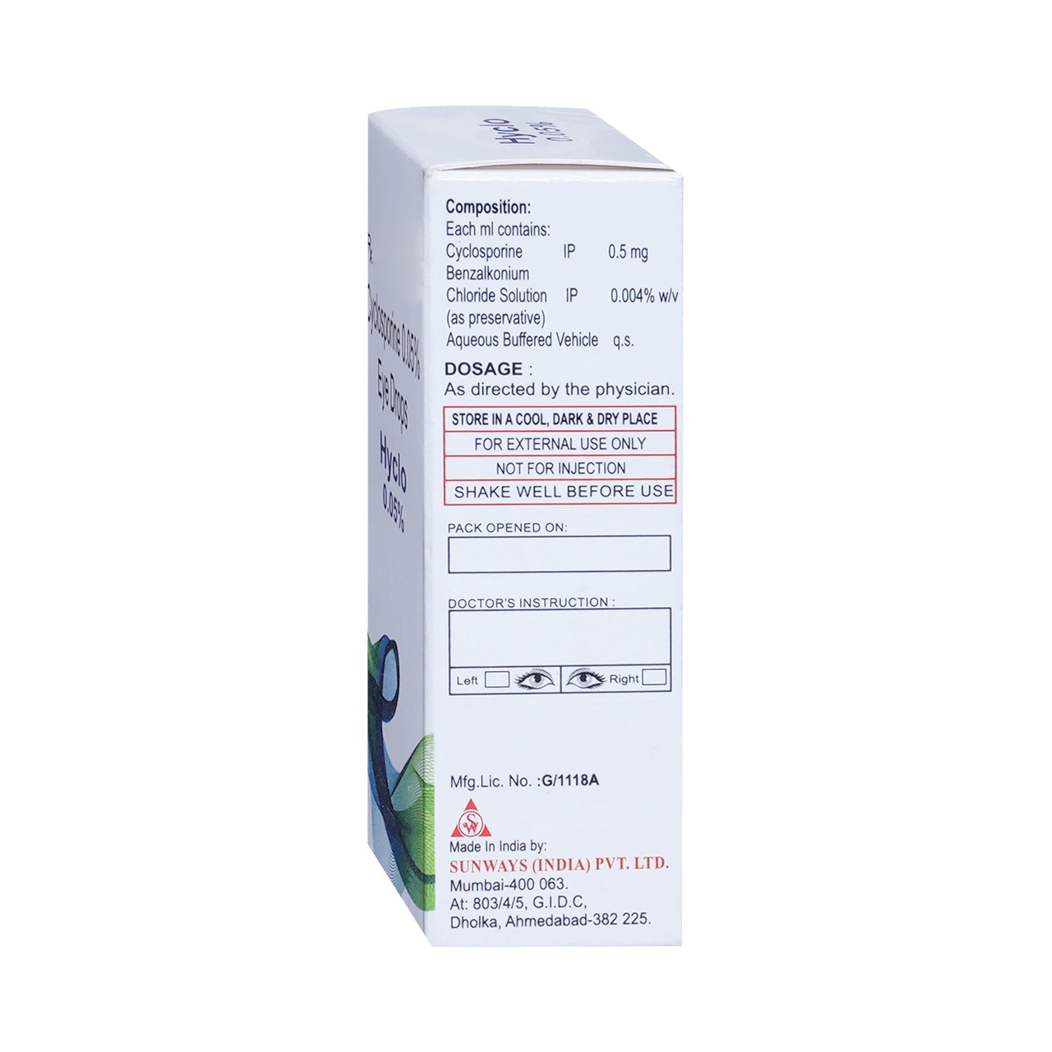 Hyclo 0.05% Eye Drop - Image 3