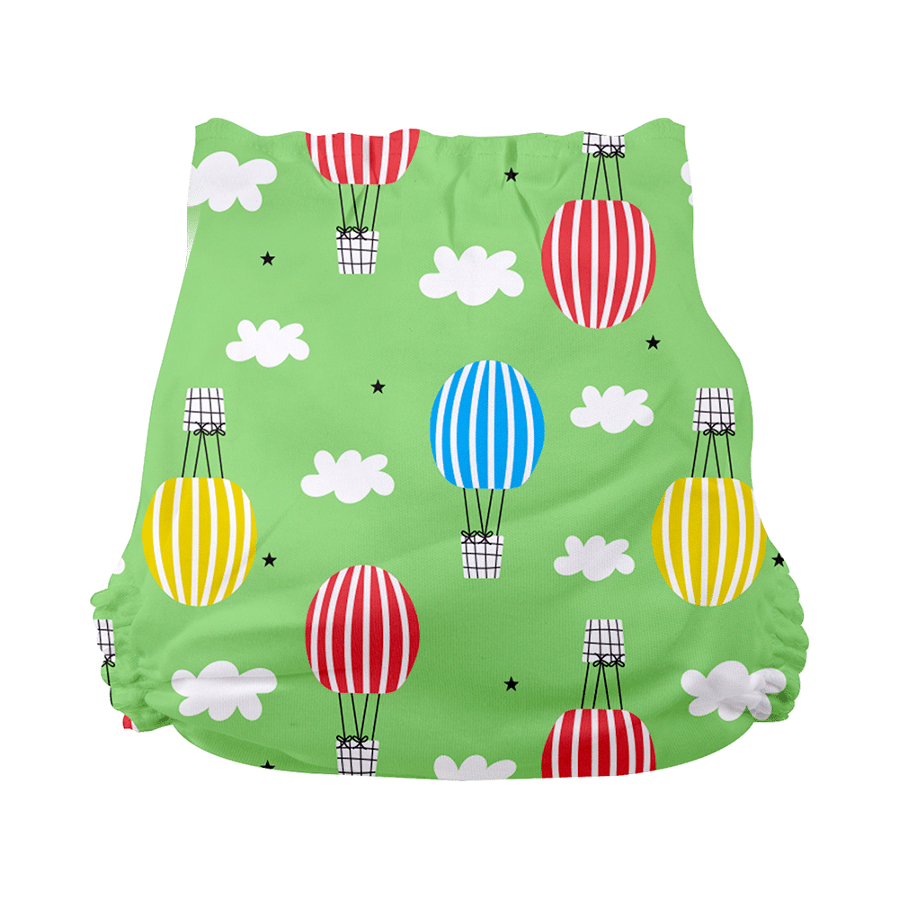 Superbottoms Organic Cotton Padded Dry Feel Langot/Nappy Size 0 Day Dreamer - Image 2