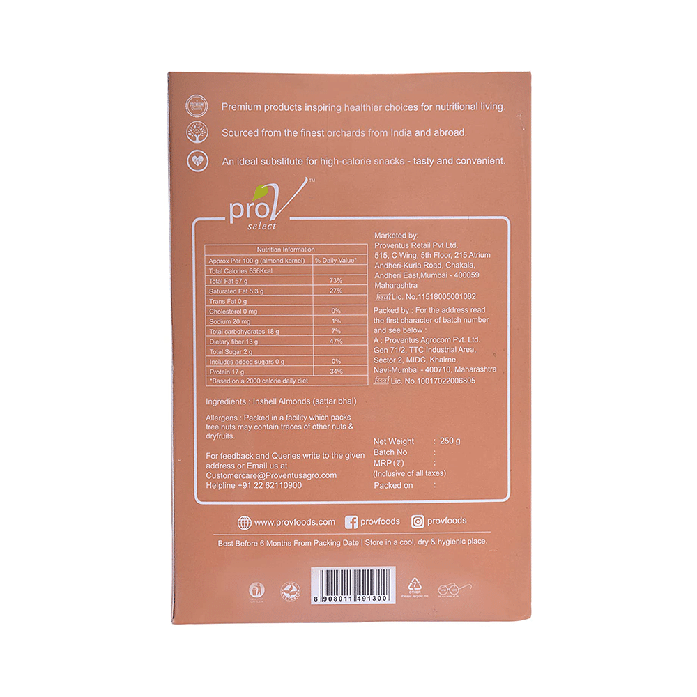Prov Select Sattar Bhai Inshell Almond - Image 2