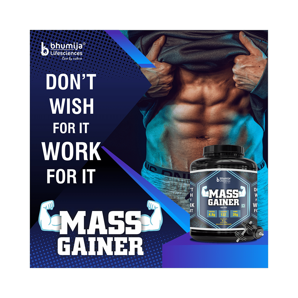 Bhumija Lifesciences Mass Gainer Delicious Chocolate - Image 4