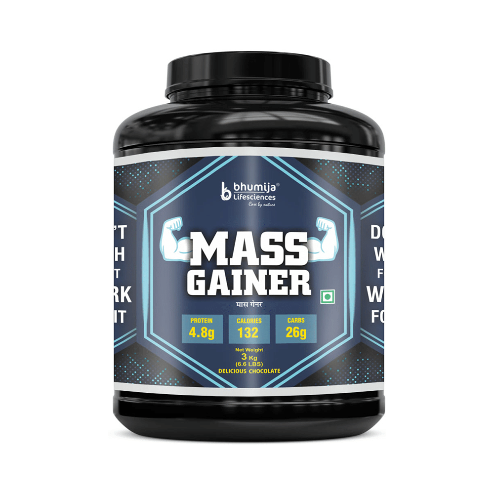 Bhumija Lifesciences Mass Gainer Delicious Chocolate - Image 1
