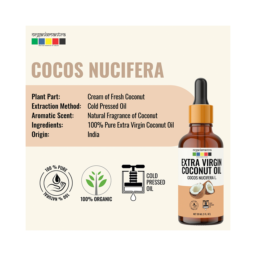 Organix Mantra Extra Virgin Coconut Oil (30ml Each) - Image 4