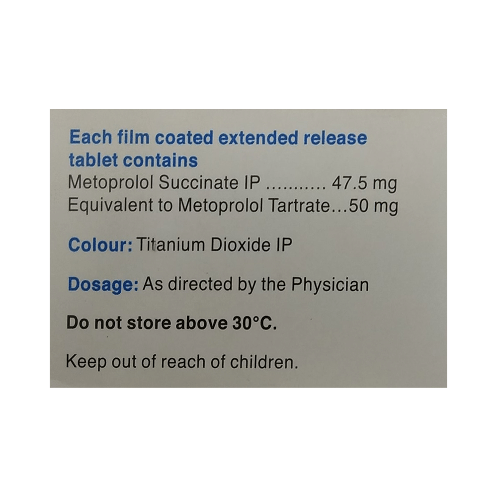 Metolar-XT 50 Tablet - Image 2