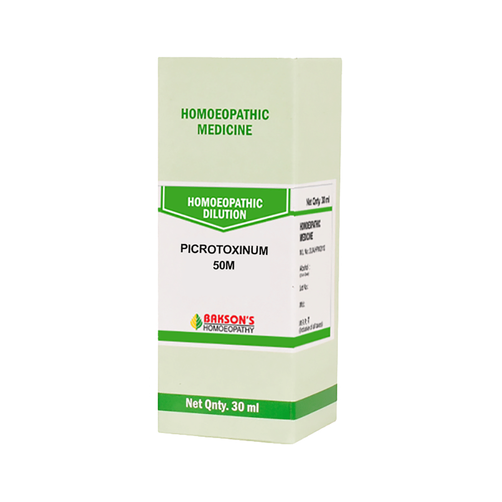 Bakson's Homeopathy Picrotoxinum Dilution 50M - Image 1